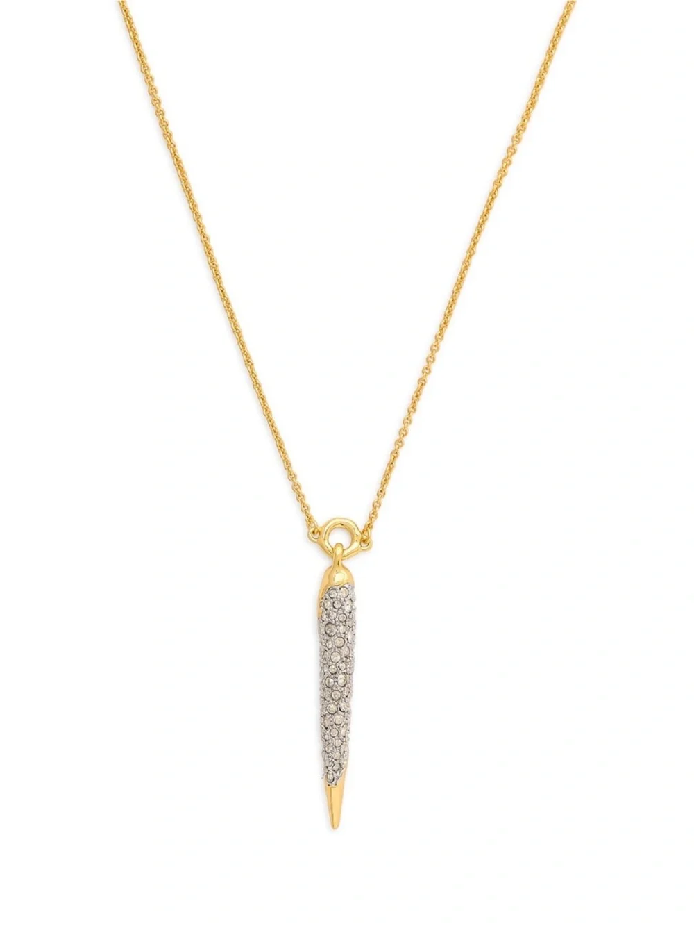 ALEXIS BITTAR • Solanales Gold Crystal Spear Necklace